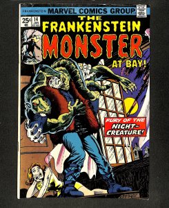 Frankenstein #14 Fury of the Night-Creature! Ron Wilson Cover!