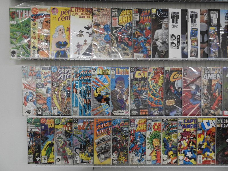 Huge Lot 150+ Comics W/ Captain America, Batman,  Blue Beetle, +More! Avg VF- !