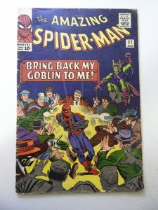 The Amazing Spider-Man #27 (1965) GD/VG Condition 1/2 spine split