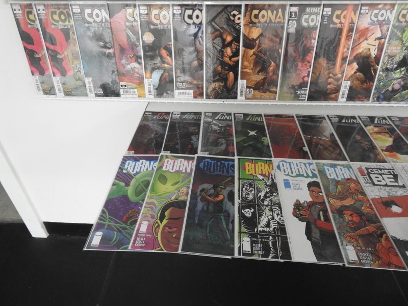 Huge Lot of 160+ Comics W/ Conan, Punisher, Invaders Avg VF+ Condition!