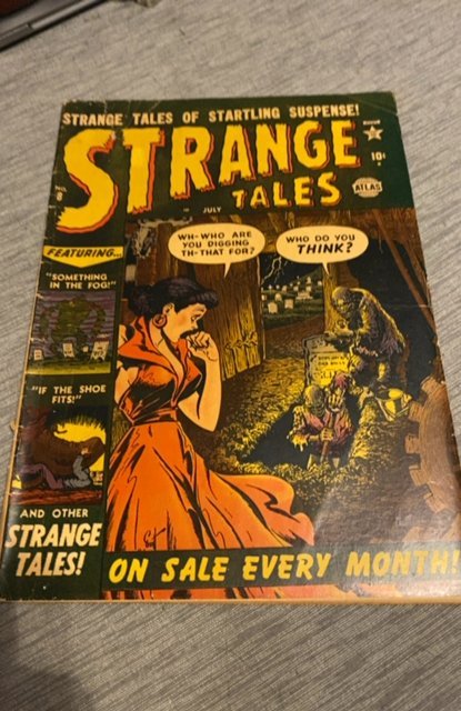 Strange Tales #8 (1952)Atlas pre-Silver/precode horror