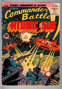 Commander Battle And The Atomic Sub--#7--1955--COMIC BOOK--ACG--G