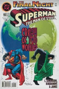 SUPERMAN: MAN OF STEEL (1991 DC) #62 CVR A JON BOGDANOVE