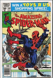 The Amazing Spider-Man #209 (1980) Spider-Man [Key Issue]
