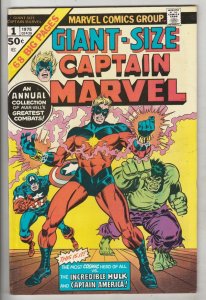 Giant-Size Captain Marvel #1 (Dec-75) VF+ High-Grade Captain Marvel, Rick Jones