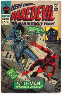 DAREDEVIL #26 (Mar1967) 5.0 VG/FN  Stan Lee & Gene Colan! • STILT-MAN!