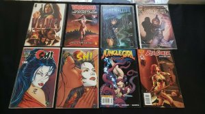 INDY GOOD GIRLS 8PC (VF/NM) VAMPIRELLA, VELVET, WITCHBLADE, SHI 1994-2013