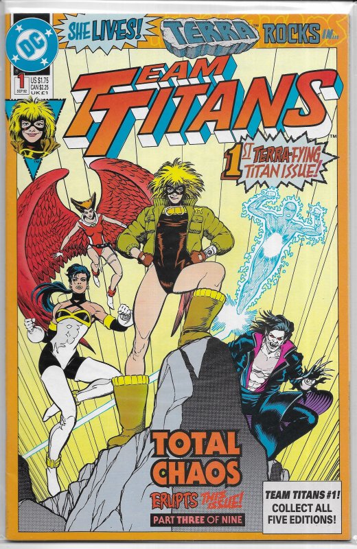 Team Titans   vol. 1   # 1 VF (Total Chaos 3) Wolfman/Jimenez