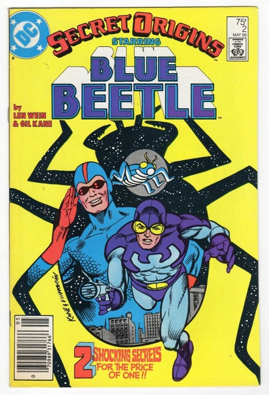 Secret Origins #2 Blue Beetle VINTAGE 1986 DC Comics