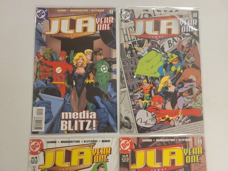 4 JLA Year One DC Comic Books #1 2 3 4 89 TJ14