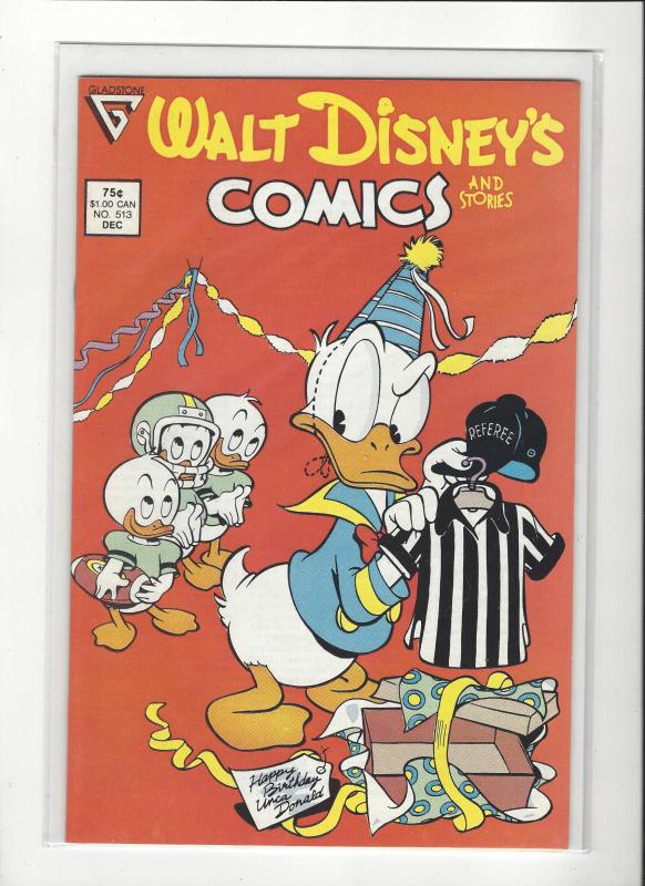 Walt Disney's Comics and Stories #513 3rd Gladstone issue NM