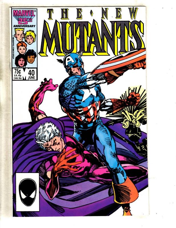 Lot Of 10 New Mutants Marvel Comic Books # 37 38 39 40 41 42 43 44 45 46 RJ9