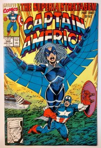 Captain America #389 (8.0, 1991) 1st App Hauptmann Deutschland