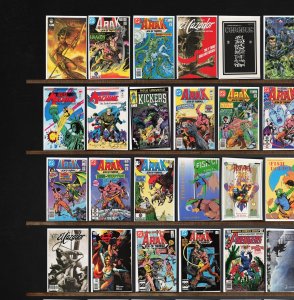 Huge Lot 140+ Comics with Cerebus, Fish Police, Thor, The Flash & More!
