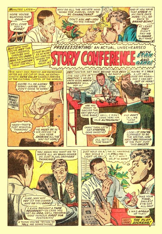 DAREDEVIL ANNUAL #1 (Sept1967) 7.5 VF- Stan Lee! Gene Colan! All New Material!