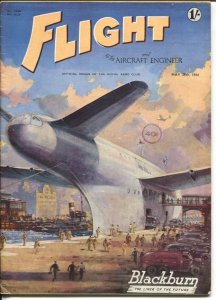 Flight 5/25/1944-futuristic aircraft cover-air war stories-WWII era-FN-
