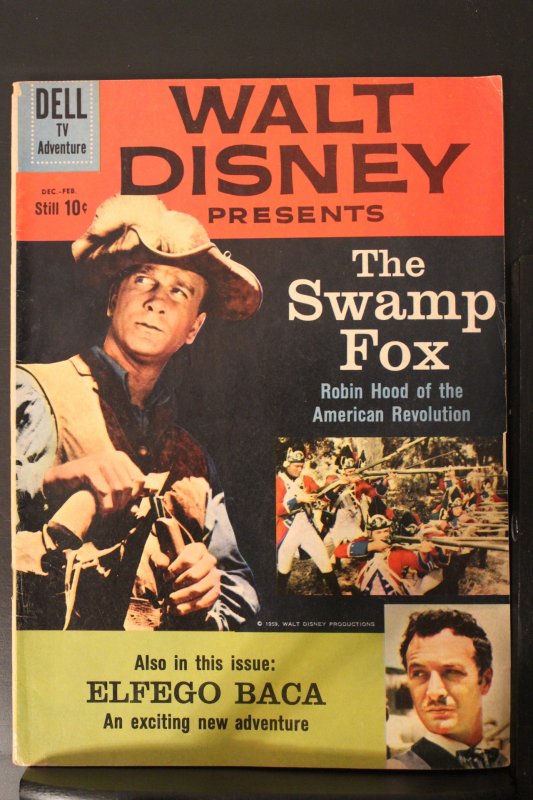 Walt Disney Presents #2 (1959) High-Grade VF/NM Swamp Fox! El Fuego Boca CERT