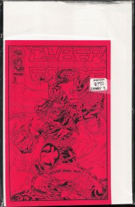 Cyber Force #3 Purple Ashcan Cover (1993)