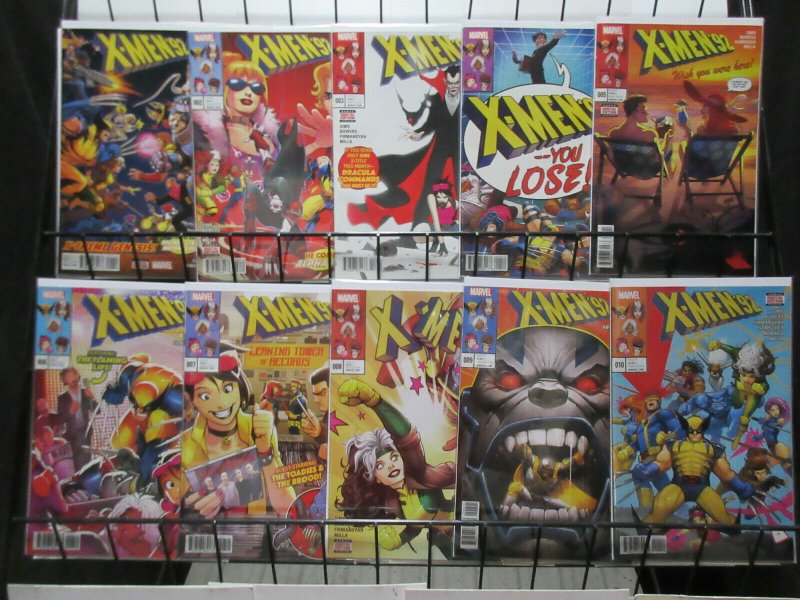 X-Men '92 (Marvel 2016) #1-10 Complete Sims + Bowers Best Mutants Are Back!