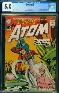 Showcase #34 (1961) CGC 5.0