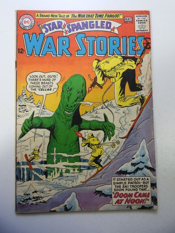 Star Spangled War Stories #114 (1964) VG Condition moisture stains