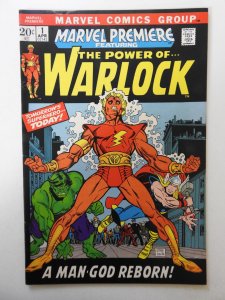 Marvel Premiere #1 (1972) VG+ Condition! Moisture wrinkle back cover