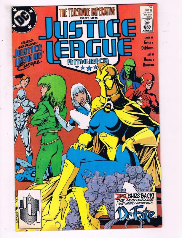 Justice League America #31 VF DC Comics Comic Book Giffen 1986 DE14 