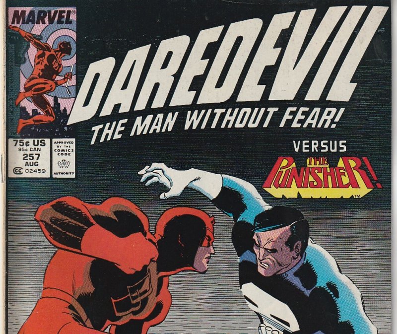 Daredevil(vol. 1)# 257 Daredevil vs The Punisher !