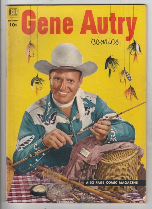 Gene Autry Comics 67 Strict 1952 FN Mid-Grade Gene Autry Ghost Of Deadmans Ranch