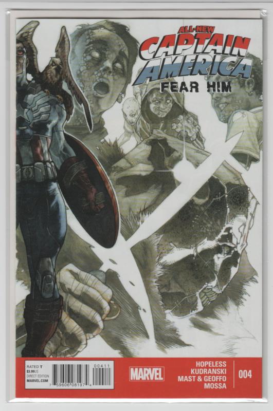 ALL NEW CAPTAIN AMERICA FEAR HIM (2014 MARVEL) #4 NM- AG4Q36