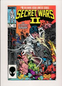 MARVEL COMICS SECRET WARS II LOT #1-#5, #7-#8  F/VF (HX646)