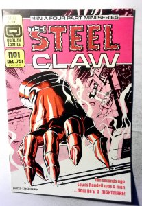 The Steel Claw #1 (1986) Quality Comics 1st Print Comic Book