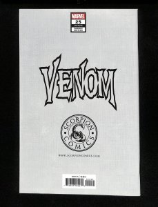 Venom #25 Scorpion Comics Dell'Otto Virgin Variant