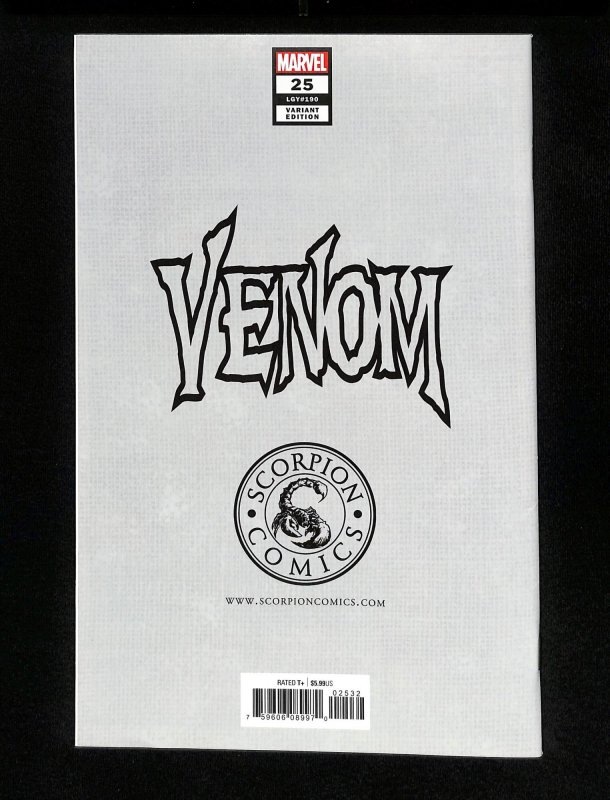 Venom #25 Scorpion Comics Dell'Otto Virgin Variant