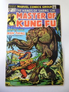 Master of Kung Fu #19 (1974) VG Condition manufactured w/ 1 staple MVS Intact