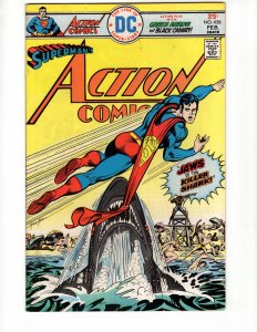 Action Comics #456  JAWS OF THE KILLER SHARK!  Classic Bronze DC