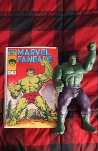 Marvel Fanfare #29 (1986) Plus Hulk Figure!