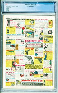 Detective Comics #6 (1937) CGC 4.5 OWW Pages!