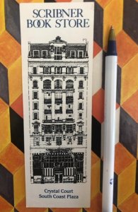 Scribner bookstore Bookmark