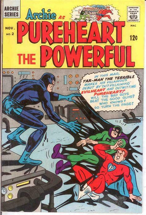 ARCHIE AS CAPT PUREHEART THE POWERFUL (1966-1967)2 F- COMICS BOOK
