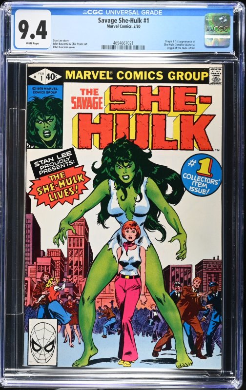 Savage She-Hulk #1 Direct Edition (1980) CGC 9.4