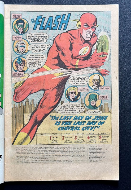 The Flash #244 (1976) VF