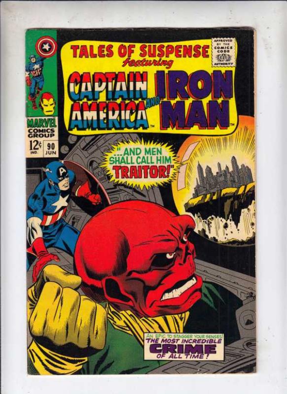 Tales of Suspense #90 (Jun-67) VF/NM High-Grade Iron Man, Captain America