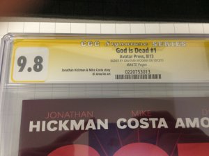 God is Dead 1 CGC 9.8 Signed by Jonathan Hickman