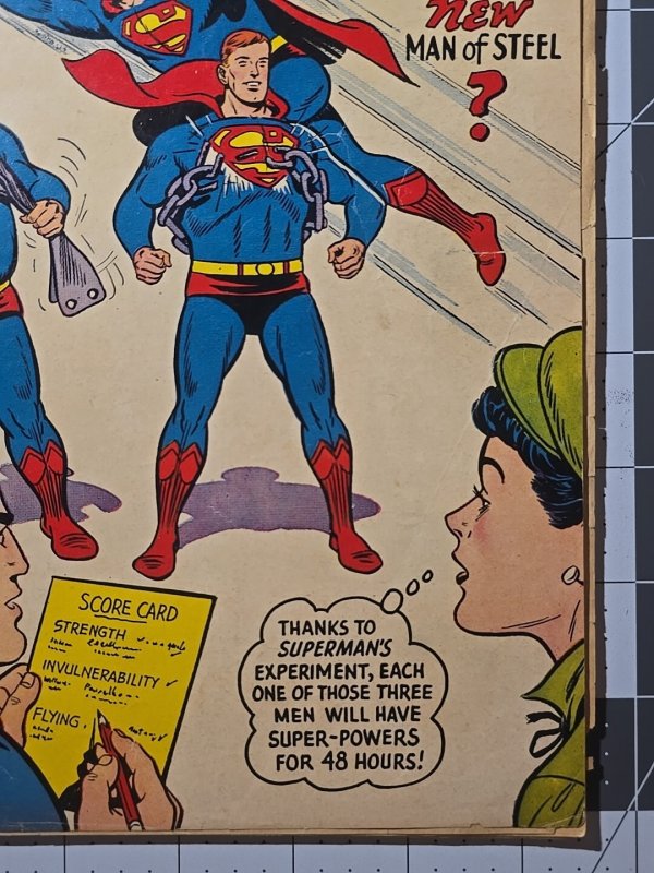 Superman #115 (DC Comics August 1957) Substitute SUPERMANS