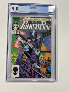 Punisher 1 Cgc 9.8 Wp Marvel 1987