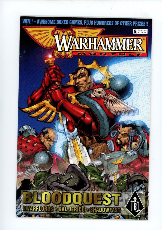 WARHAMMER MONTHLY #8 GAMES WORKSHOP (1998)