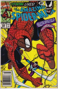 The Amazing Spider-Man #345 (1991) Spider-Man VENOM NEWSSTAND EDITION