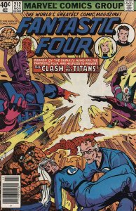 Fantastic Four (Vol. 1) #212 (Newsstand) VG ; Marvel | low grade comic Galactus 