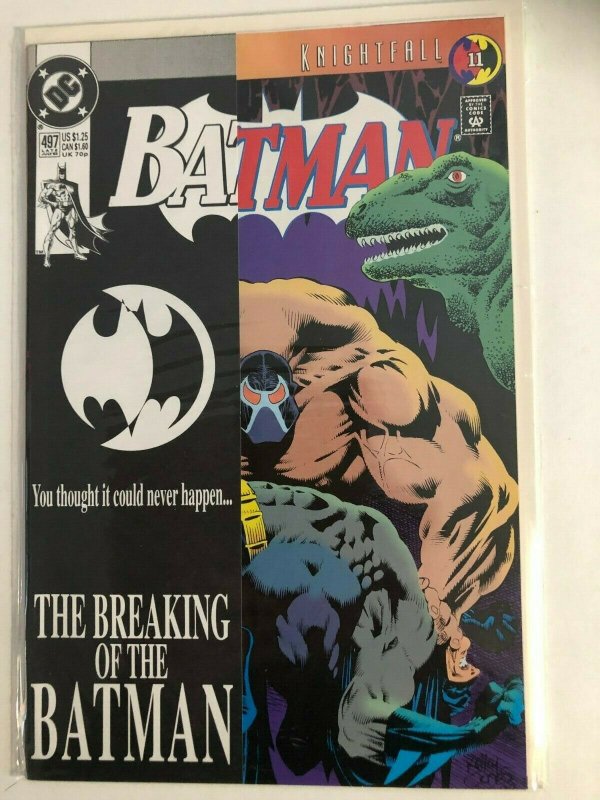 BATMAN #497 KNIGHTFALL #11  1993 DC / NM / NEVER READ